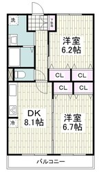 フェアリーペット弐番舘の物件間取画像